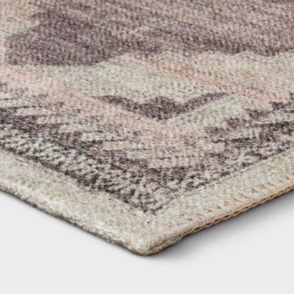 Open Box - Threshold - 2'x7' Washable Runner Cromwell Printed Persian Sty Tan - Picture 2 of 3